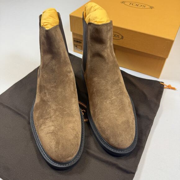 Tod’s SUEDE CHELSEA BOOTS Size 7.5UK/9US Brand New In Box MSRP $1,095 main image 7